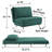 Mikell Upholstered Convertible Sleeper Accent Chair-98962494
