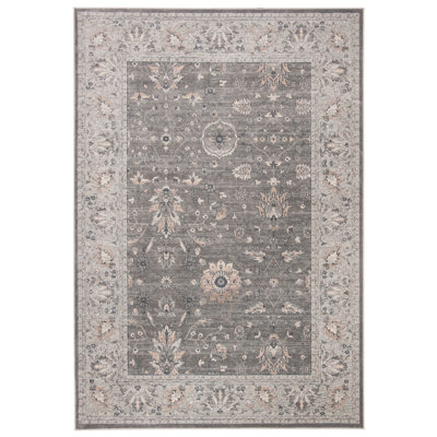 Saltville Floral Viscose Hand Woven Area Rug
