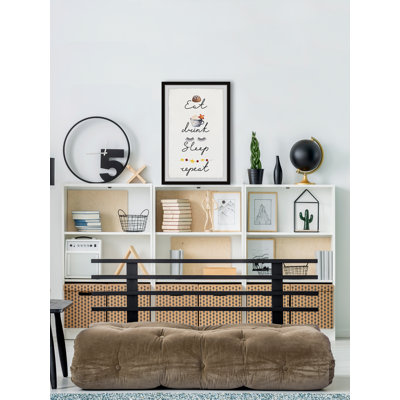 Drink And Sleep - Single Picture Frame Print