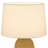 Freya 1-Light Brushed Gold Table Lamp