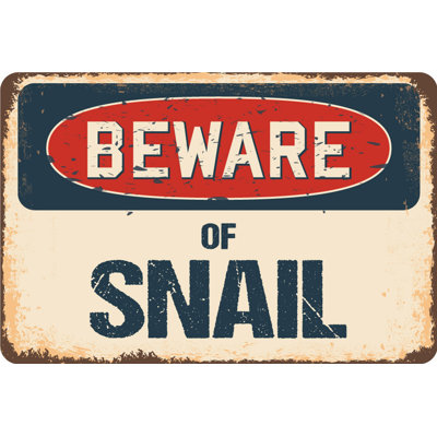 Panneau «Beware of Snail»