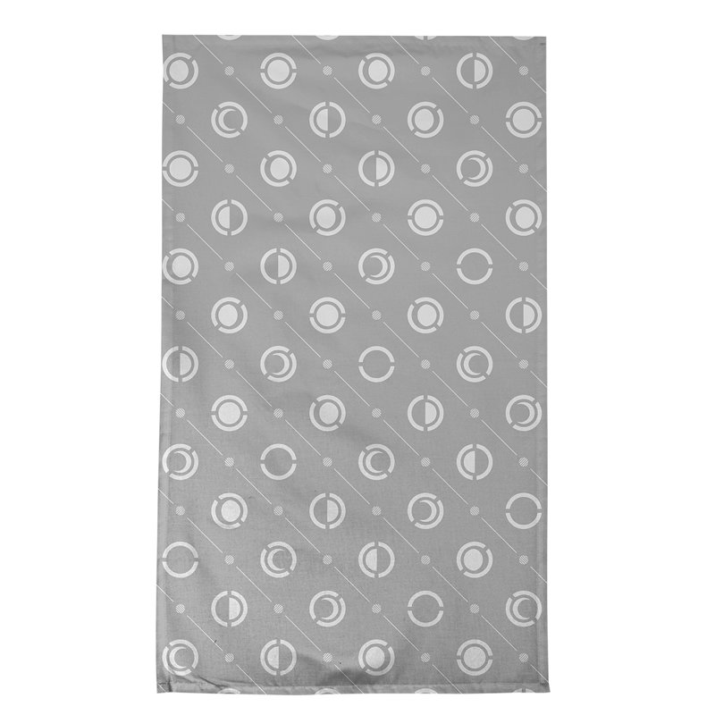 Skeffingt Tea Towel Kitchen Towel, Grey/White, Poly Twill