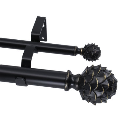 Eliette Adjustable Double Curtain Rod