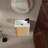 18.5" Wall-Mounted Bathroom Vanity with Resin Sink
