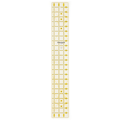 Règle de courtepointe et à coudre rectangulaire Omnigrid 3-1 / 2 "x 24"