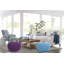 Pouf rond de 19 po de largeur-476601046