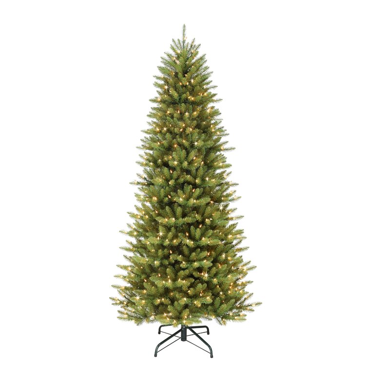 Lighted Artificial Fir Christmas Tree