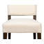 Chaise de salle à manger rembourrée en polyester Bauhaus