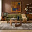 Table basse Mid-Century moderne en bois, style petite maison de campagne, brun