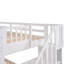Lit superposé simple avec trois tiroirs - et pièce de chambre fonctionnelle avec rangement Twintwin blanc pour rehausser votre décor-1634637898