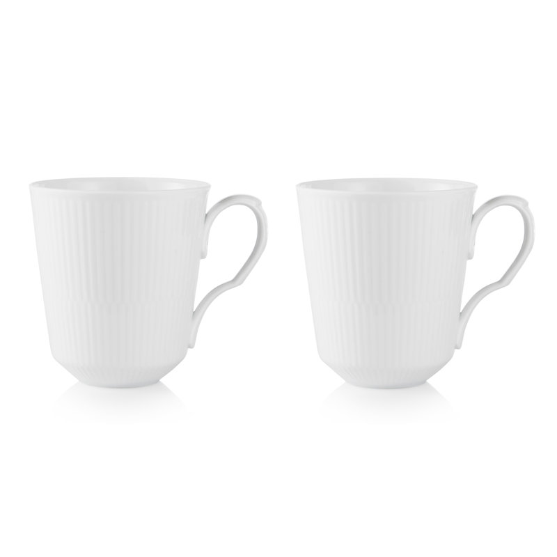 Royal Copenhagen White Fluted 12.511 oz. Mug