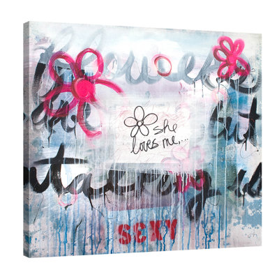 Talking Is Sexy by Kent Youngstrom - Wrapped Canvas Painting