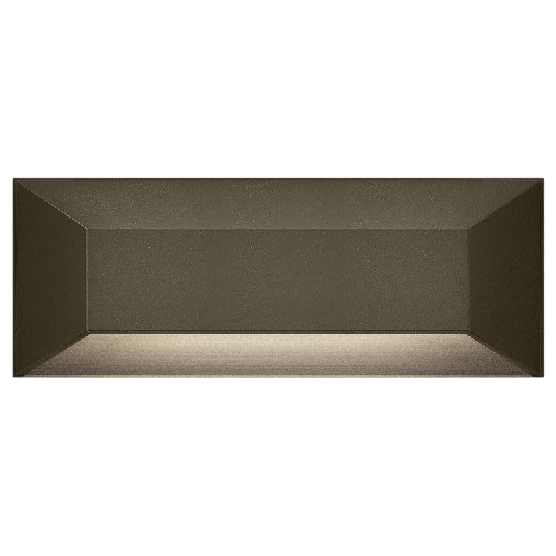 Hinkley Nuvi Rectangular Deck Sconce, Brown