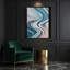 Abstrait art fluide sur toile grise 69-192662138