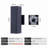 18in Modern Outdoor Porch Light Patio Light in 2 Lights with Aluminum Rectangular Tube and Tempered Glass Cover Waterproof Wall Sconce 2 Pack (Matte Black)(no bulb)-129206529
