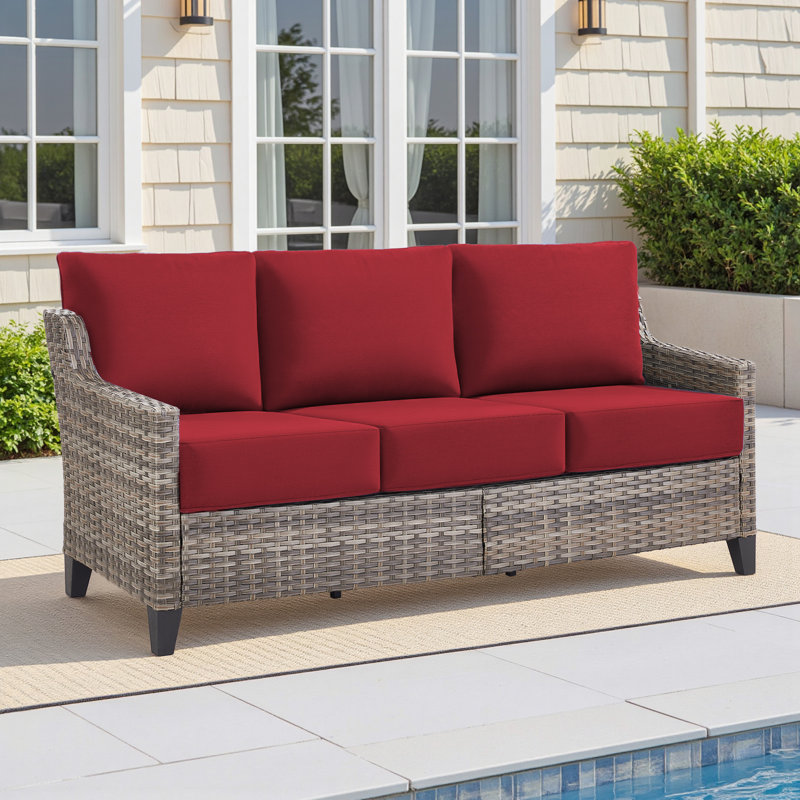 Outdoor Cushions For Patio Furniture,Outdoor Seat Cushion Set 24 X 24 X 6 Inch,Waterproof & Fade Resistant Outdoor Chair Cushions,Deep Patio Chair Cushion With Removable Cover