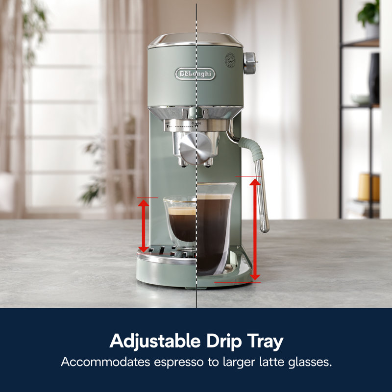 Espresso Machine Cold Brew Maker with Milk Frother, Green