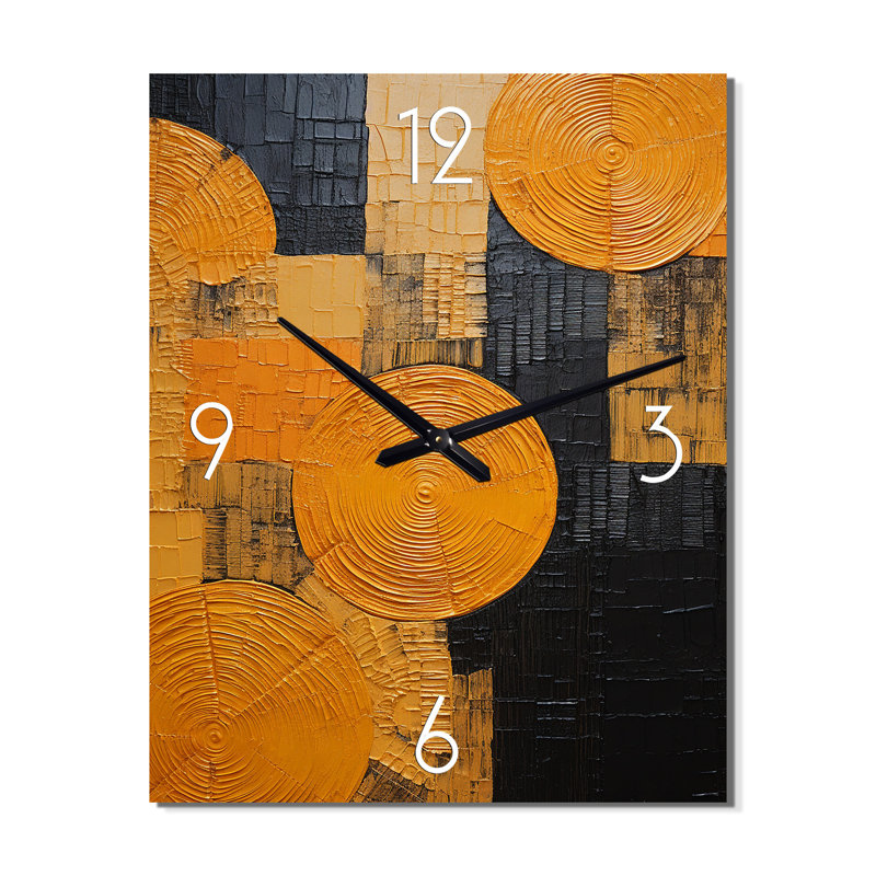 Horloge murale Boho Pottery, Très grand