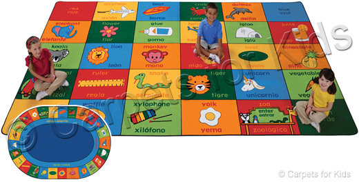 Printed Geometric Indoor Rug, 7'6" x 12'