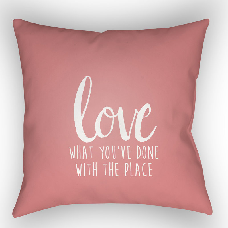 Outdoor Throw Pillow, 18" H x 18" W x 4" D, Green