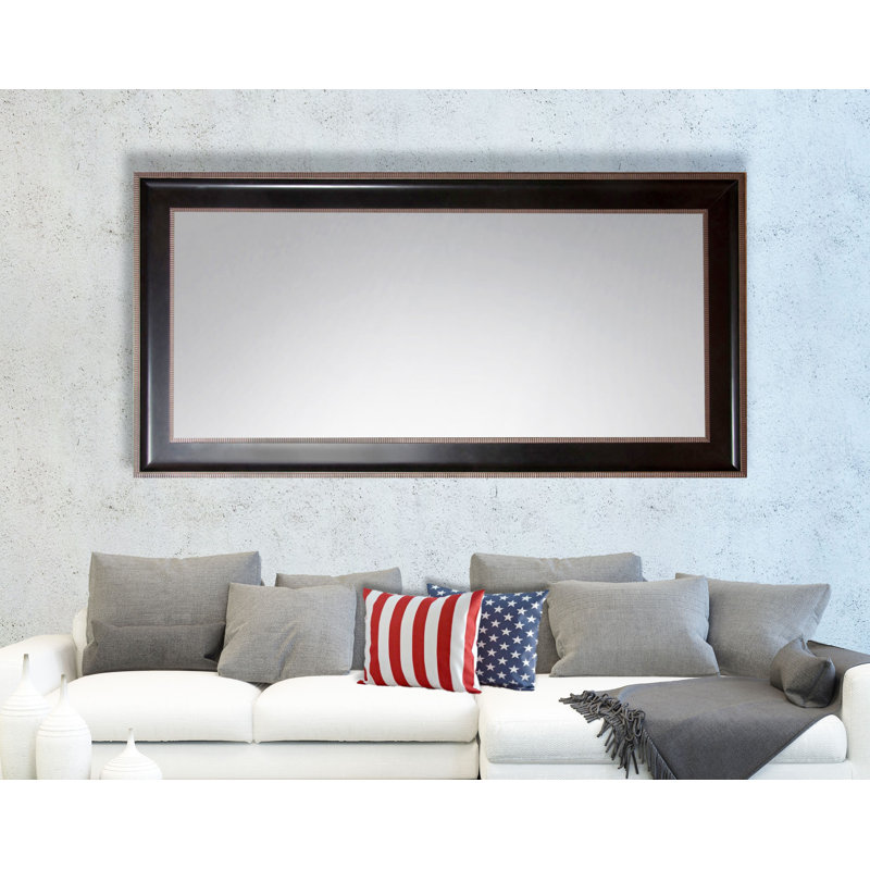 Abdelmalek Wood Flat Wall Mirror, 54.25" H x 38.75" W