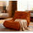 Velours côtelé orange sélectionné