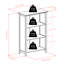 Commode de rangement 6 tiroirs Eleia-1603696387