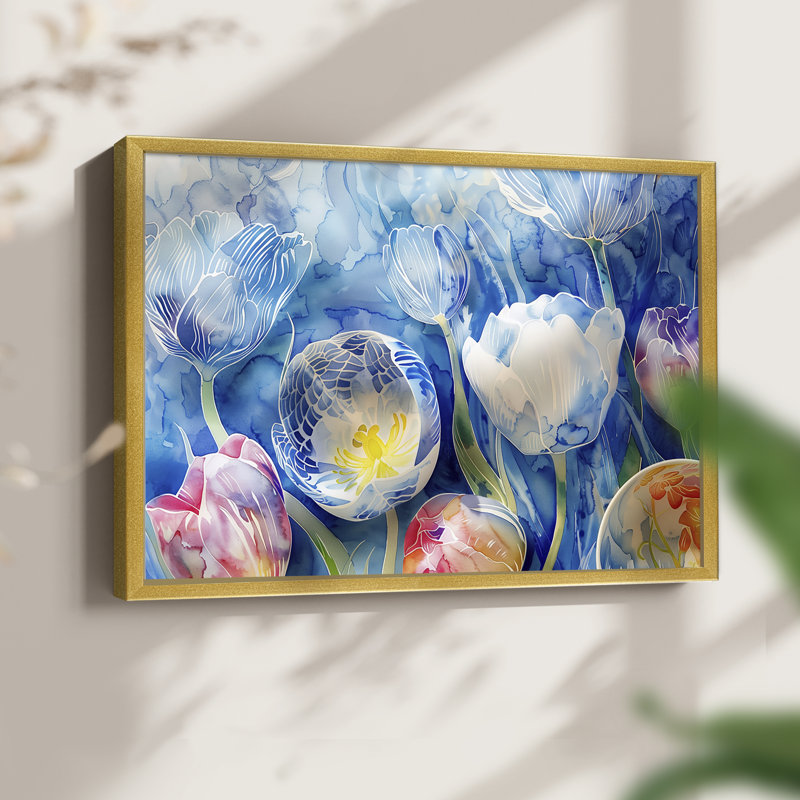Floral Series-CXV -Framed Print - Restickable