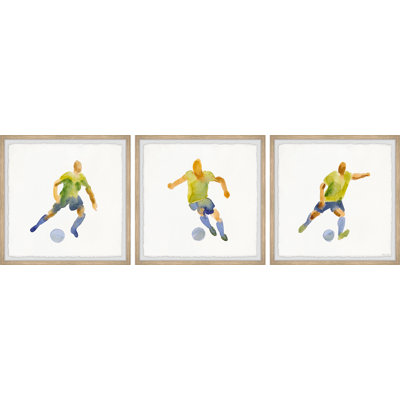 Eagle 3 Piece Wrapped Canvas Print
