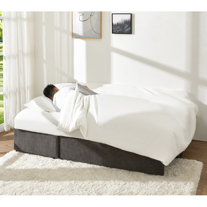 Baerl 84" Sofa Bed with Storage Chaise - Pull Out Design