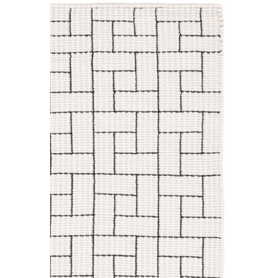 Tapis ivoire / noir Finnick 719
