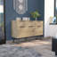 Commode 4 tiroirs Stowe Chêne clair