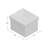 Hand-Woven Rattan Rectangular Basket with Lid-78461943