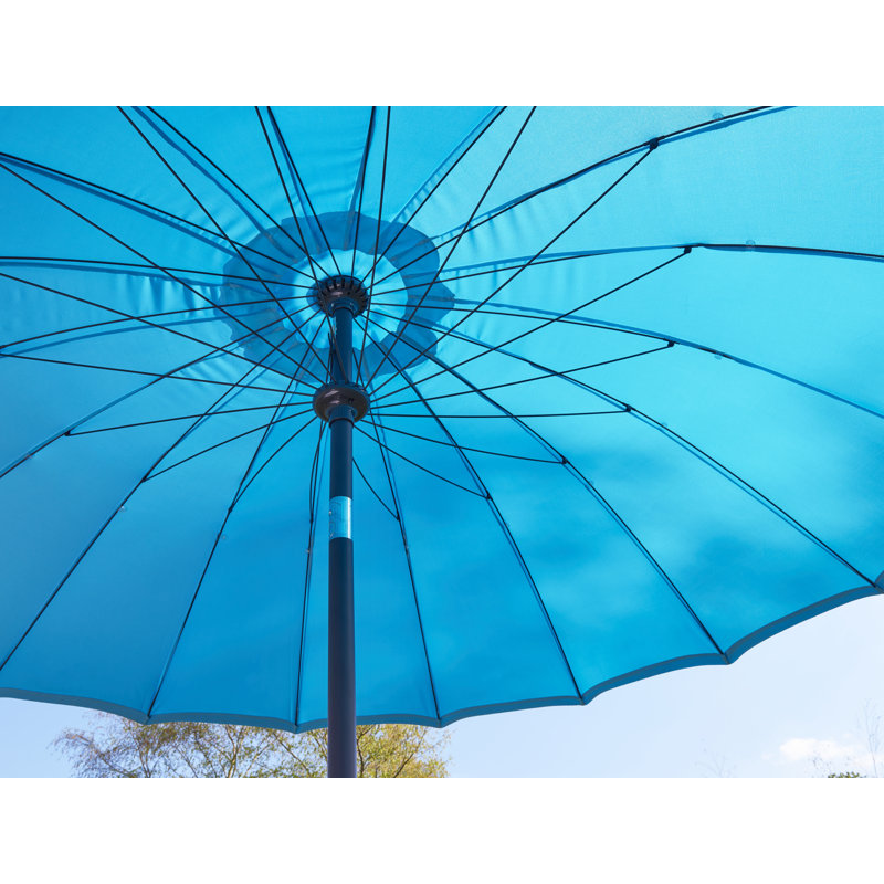 Quiana 250cm Market Parasol, Blue