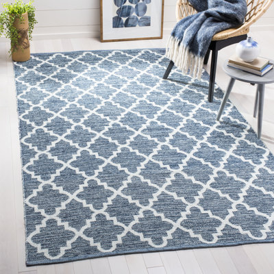 Tapis géométrique tissé à la main Eliana