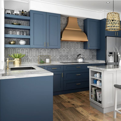 Single Door Wall Cabinet with Three Shelves