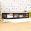 Lit simple en bois avec clôture-40852870