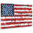 'Dramatic Stars & Stripes' Print on Glass