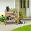 Outdoor Fir Wood Potting Bench-152821649