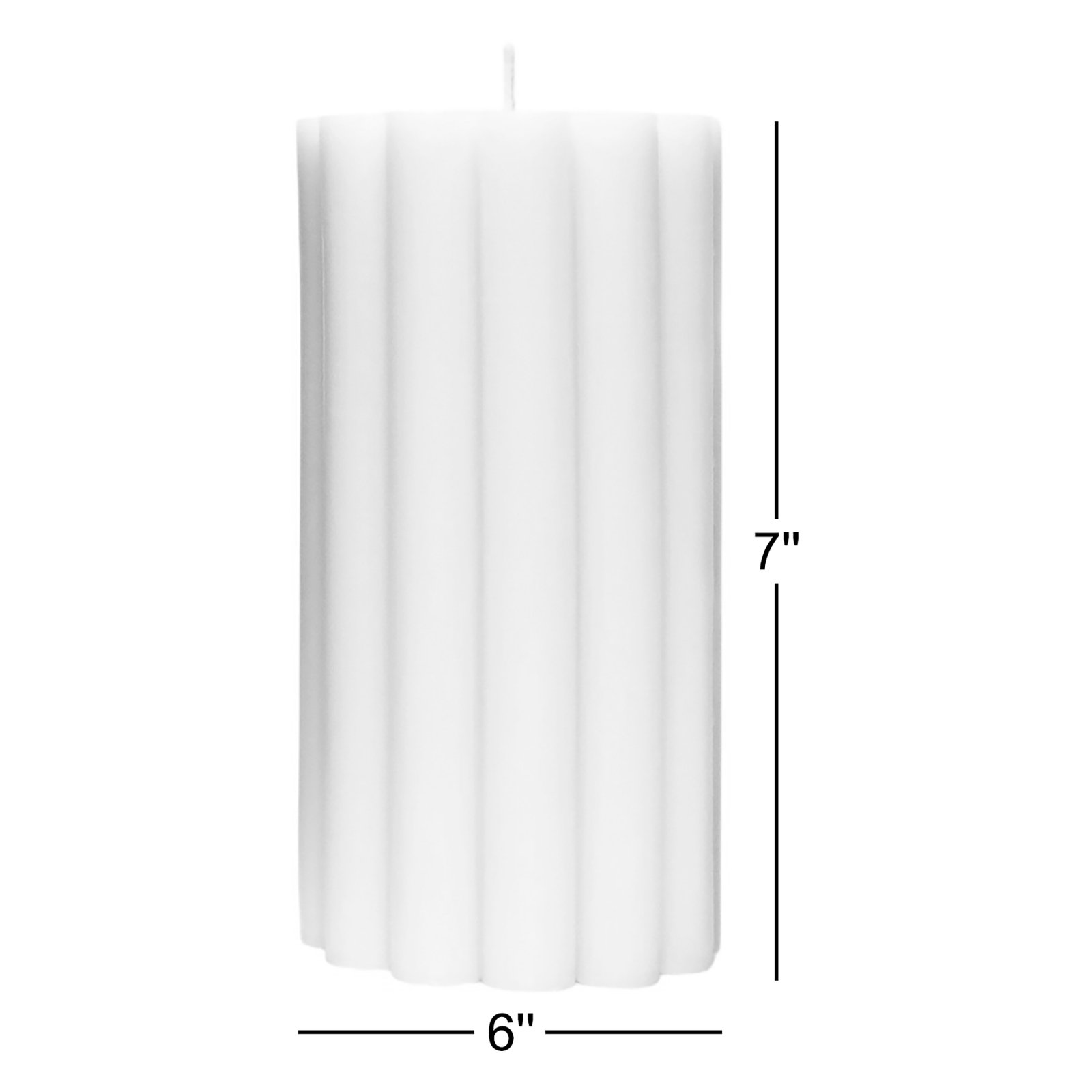 Floral Pillar Candle