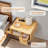 Floating Bedside Table With Charging Station