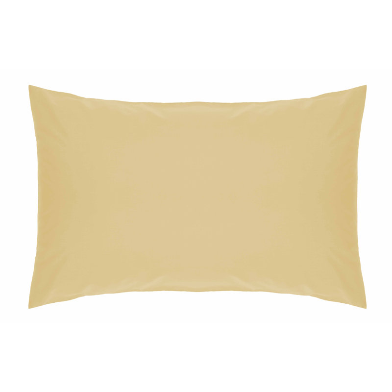 200 TC 50/50 Percale Polycotton Cotton Blend Pillowcase, Honeydew