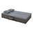 Outdoor Double Sunbed, Wicker Rattan Patio Reclining Chairs With Adjustable Backrest And Seat, Conversational Set For 2 Person-1680459143