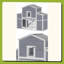 Maison pour animaux en bois, grand poulailler