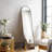 Levente Full Length Mirror, Arched Floor Mirror Freestanding, Full Body Mirror With Stand For Living Room-1110030647-1110030646