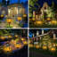 Realistic Flame Effect Solar Torch - Dancing Light For Garden And Landscaping