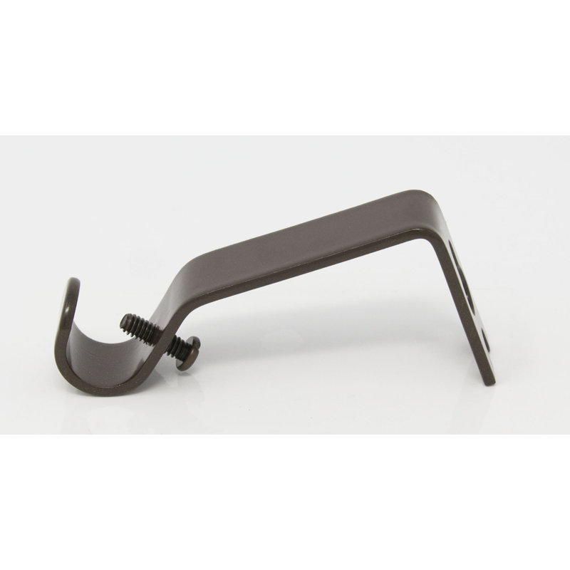 Support de rideau non réglable Peterkin, Bronze, H 3 po x l 1 po x P 1 po