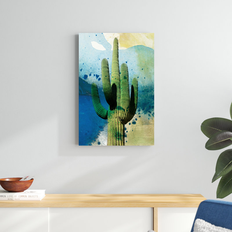 "Cactus" par Sisa Jasper, impression sur toile, H 30 po x l 20 po, Toile tendue