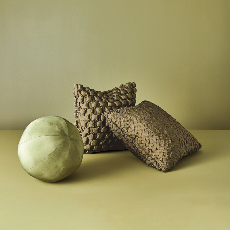 Square Pillow Cover & Insert, Green