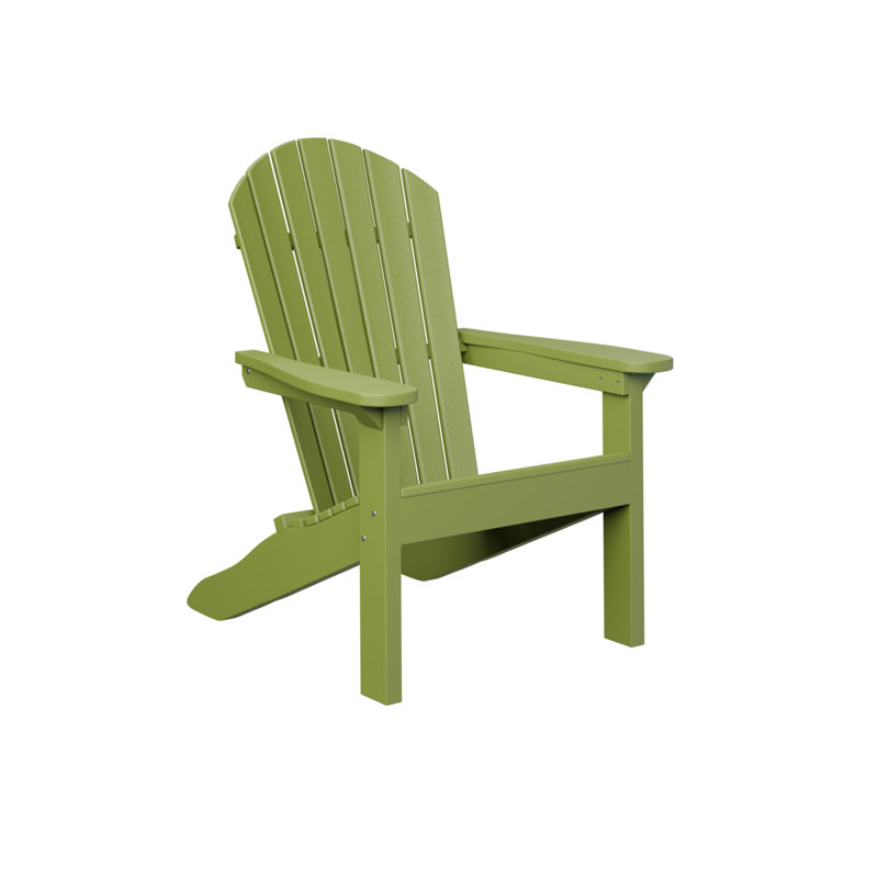 Berlin Gardens Comfo Back Adirondack Chair, Kiwi Green